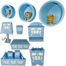Kit Higiene bebê mdf 8 pçs + 3 Nichos Azul - Coroa Azul (Pronta Entrega) Kit Higiene bebê mdf 8 pçs + 3 Nichos Azul - Coroa Azul (Pronta Entrega)