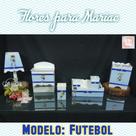 Kit Higiene bebê Mdf decorado 7 pçs - FUTEBOL CHEVRON AZUL BB Kit Higiene bebê Mdf decorado 7 pçs - FUTEBOL CHEVRON AZUL BB