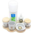 Kit higiene bebê Safari 7 pçs Bdj Nuvem pinus Molh Quad Dec