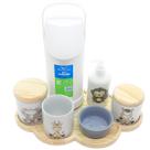 Kit higiene bebê Safari 7 pçs Bdj Nuvem pinus Molh Red CZ