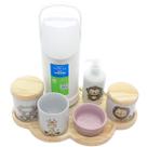 Kit higiene bebê Safari 7 pçs Bdj Nuvem pinus Molh Red RS Kit higiene bebê Safari 7 pçs Bdj Nuvem pinus Molh Red RS