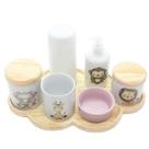 Kit higiene bebê Safari 7 pçs Bdj Nuvem pinus Molh Red RS Kit higiene bebê Safari 7 pçs Bdj Nuvem pinus Molh Red RS