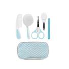 Kit Higiene Buba Cuidados para Bebê com Estojo Branco Azul
