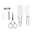 Kit Higiene Buba Cuidados para o Bebê Branco Cinza Kit Higiene Buba Cuidados para o Bebê Branco Cinza