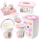 Kit Higiene E Acessórios P/O Quarto Do Bebe Bichinhos Petit- plasutil