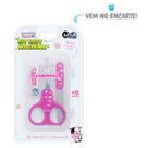 Kit Higiene Infantil C/ Estojo Vaquinha Cortador De Unha, Tesoura E Lixa Para as Unhas da Sua Princesa