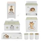 Kit Higiene Mdf 8 peças Decoração Bebê Safari Baby Nuvem Kit Higiene Mdf 8 peças Decoração Bebê Safari Baby Nuvem