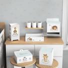 Kit Higiene Mdf 8 peças Decoração Bebê Safari Baby Nuvem Kit Higiene Mdf 8 peças Decoração Bebê Safari Baby Nuvem
