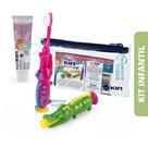 Kit Higiene Oral Infantil KIN Jacaré Kit Higiene Oral Infantil KIN Jacaré
