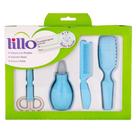 Kit Higiene Para Recém Nascido Azul Lillo 4 Peças