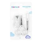 Kit Higiene Pimpolho Manicure do Bebe 3 Peças Branco Cuidados Com O Bebê RN