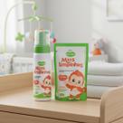 Kit Higienizador Mãos Limpinhas com 1 Refil 200ml Bioclub Sem Álcool