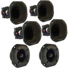 Kit Hiken 4 Driver 2 Tweeter 4 Cone Curto 600 Rms Som Kit Hiken 4 Driver 2 Tweeter 4 Cone Curto 600 Rms Som