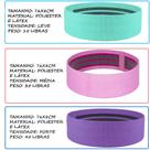 Kit Hip Band faixas Elásticas Gold Sports Athlete - Leve/Média/Forte Kit Hip Band faixas Elásticas Gold Sports Athlete - Leve/Média/Forte