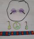 Kit Hippie acessório fantasia