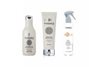 Kit Hobety Bifásico+Shampoo 300Ml E Máscara Hidratante 240Gr