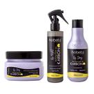 Kit Hobety Repositor de Carbono Shampoo 300ml+Máscara 300g+Finalizador 220ml