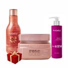 Kit Hobety: Shampoo 300ml + Máscara 300g + Leave-in