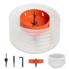 Kit Hole Saw Storystore de 10 cm para luzes embutidas com depósito de poeira Kit Hole Saw Storystore de 10 cm para luzes embutidas com depósito de poeira