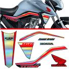 Kit Holográfico para Moto Honda CG Titan 160 anos 2018 a 2020 Vermelho Kit Holográfico para Moto Honda CG Titan 160 anos 2018 a 2020 Vermelho