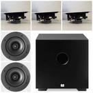 Kit Home 5.1 AAT -3 cxs NQ6 A100 + 2cxs NQ6100 + Sub Cube 8