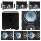 Kit Home 7.1 AAT - 3 cxs LCR A100 + 4cxs LRE100 + Sub Cube 8
