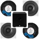 Kit Home AAT - 4cxs NQ6100 + Sub Compact Cube 8 Cor Preto