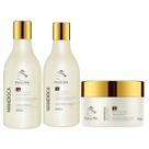 Kit Home Care Mandioca Dama Hair Tratamento Capilar Intensivo Cabelos Fortes e Saudáveis 3 Produtos