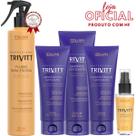Kit Home Care Matizante Trivitt + Fluido Escova + Reparador