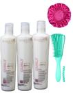 Kit Home Care Spa Curly Soupleliss Cabelos Cacheados 3x300ml