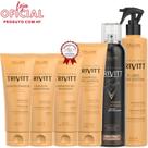 Kit Home Care Trivitt com Hidratação + Leave In 200ml + Fluido Escova + Brilho