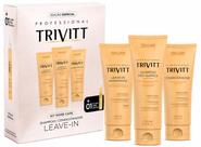 Kit home care trivitt especial c/ leave-in + fluido escova 30ml