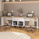 Kit Home Office e Escritório Completo para 2 Pessoas - 2 Peças - Escrivaninha Sky Retrô Kit Home Office e Escritório Completo para 2 Pessoas - 2 Peças - Escrivaninha Sky Retrô