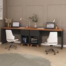 Kit Home Office e Escritório Completo para 2 Pessoas - 2 Peças Sky Retrô Kit Home Office e Escritório Completo para 2 Pessoas - 2 Peças Sky Retrô