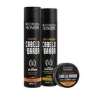 Kit Homem 1 Shampoo 300ml 1 Condicionador 300ml 1 Pomada 65g Bio Extratus Kit Homem 1 Shampoo 300ml 1 Condicionador 300ml 1 Pomada 65g Bio Extratus