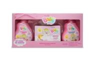 Kit Hora Do Banho Shampoo + Sabonete + Condicionador Muriel Baby Menina