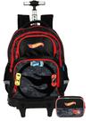 Kit Hot Wheels Mochila 2EM1 Costas Rodas + Estojo Box Luxo Kit Hot Wheels Mochila 2EM1 Costas Rodas + Estojo Box Luxo