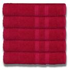 Kit Hotel 5 Toalhas Super Grossa E Felpuda 80x150cm Beka Cereja
