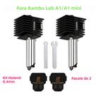 Kit Hotend A1 Mini Com Bico De 0.4mm (2 Peças) Substituição De Extrusora De Alta Temperatura Para Kit Hotend A1 Mini Com Bico De 0.4mm (2 Peças) Substituição De Extrusora De Alta Temperatura Para