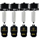 Kit Hotend HZDaDeve, pacote com 4, 0,2 mm e 0,4 mm para Bambu P2S/X2D/H2S/H2D/A1/A1 Mini