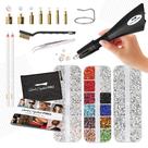 Kit Hotfix Applicator Quick Crystals Pro Bedazzler com 4400 strass