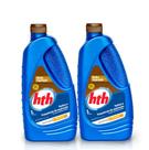 Kit HTH Reduz Aspiração Tratamento Liquido Piscinas 2L