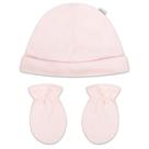 Kit Hug Touca E Luva Hug Encanto Rosa Claro