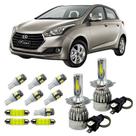 Kit Hyundai HB20 Lâmpada Super Led H4 Farol Alto Baixo Leds Placa Ré Teto Farolete Kit Hyundai HB20 Lâmpada Super Led H4 Farol Alto Baixo Leds Placa Ré Teto Farolete