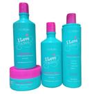 Kit I Love Cachos + Ativador de Cachos - 4 Produtos - GranKéra Profissional