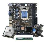 Kit I3 3220 +placa Mãe H61 1155 + 8gb Ddr3 +cooler Cor Preto