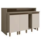 Kit Ilha Gourmet Connect com Balcões 40cm e Porta Toalha - Móveis Henn