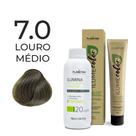 Kit ilume color plancton - 7.0 louro médio + ilumina ox 20v - 90ml Kit ilume color plancton - 7.0 louro médio + ilumina ox 20v - 90ml