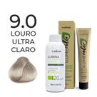 Kit ilume color plancton - 9.0 louro ultra claro + ilumina ox 20v - 90ml