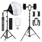 Kit Iluminação Para Live Shop Com Tripé De Celular - Creator Basic